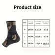 1 Pair Copper Ankle Sleeve-Ankle Heel Protection for Sports and Fitness High Stretch and Breathable, Christmas Gift For Sale