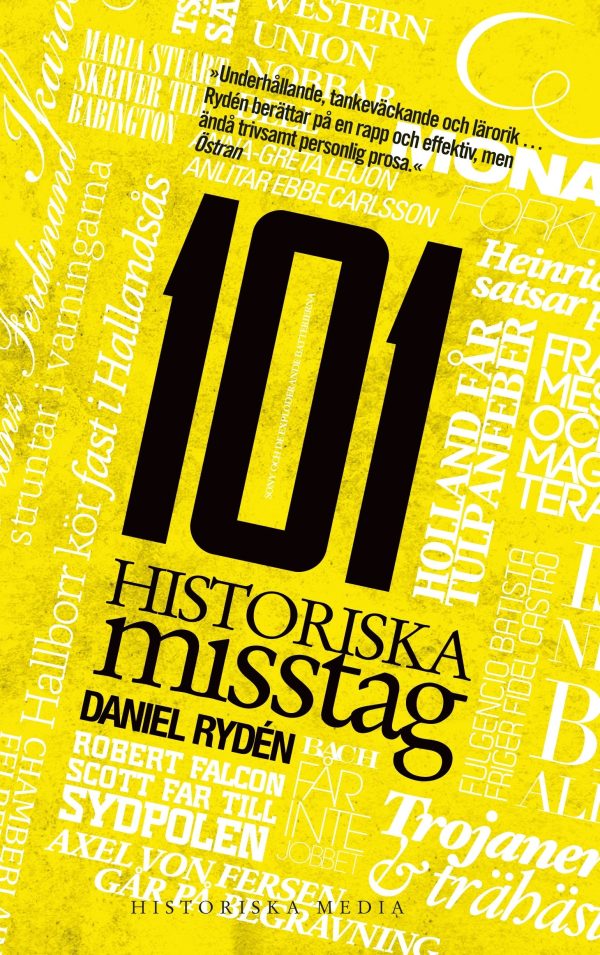 101 historiska misstag Cheap