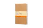 Moleskine Ruled Cahier L - Kraft Cover (3 Set) on Sale