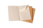 Moleskine Ruled Cahier L - Kraft Cover (3 Set) on Sale