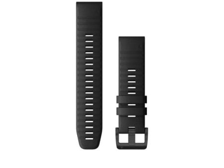 GARMIN QuickFit Band 22mm (Black Silicone) Hot on Sale