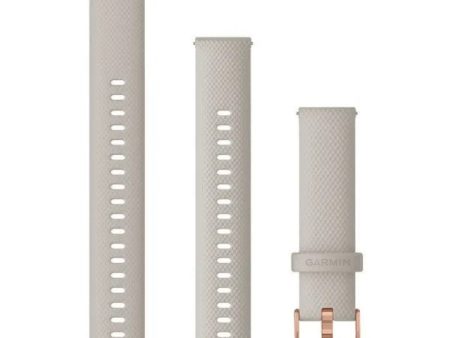 Garmin Quick Release Band 20mm Light Sand with Rose Gold Hardware (GM-010-12932-16) For Cheap